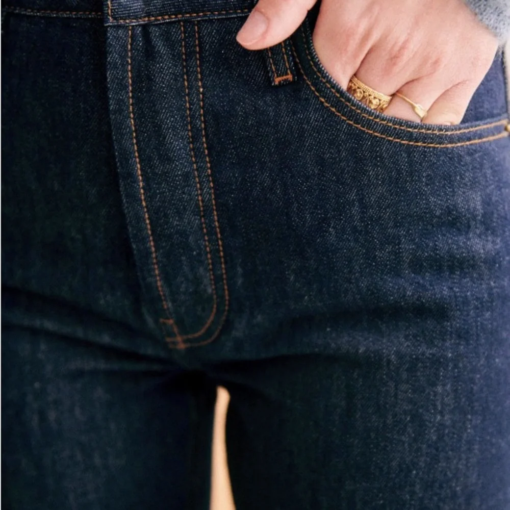Sezane Brut Sexy Indigo 27 NWT - Picture 3 of 15